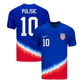 Men's USA PULISIC #10 Away Soccer Jersey Copa América 2024